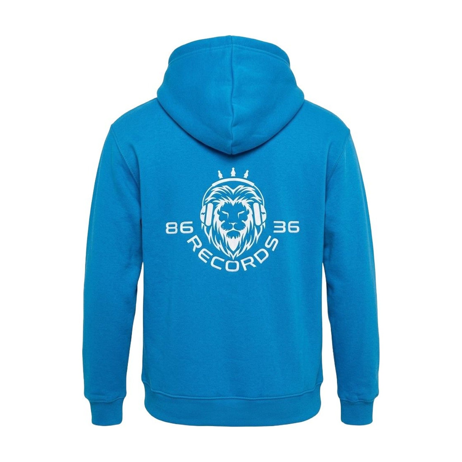 8636 Records Zipper Hoodie Blue