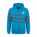 8636 Records Zipper Hoodie Blue